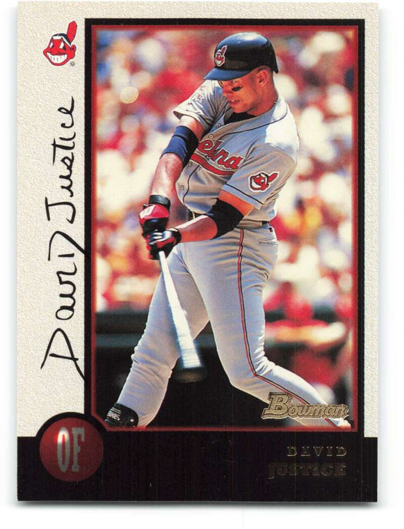 1998 Bowman #20 David Justice NM-MT Cleveland Indians 