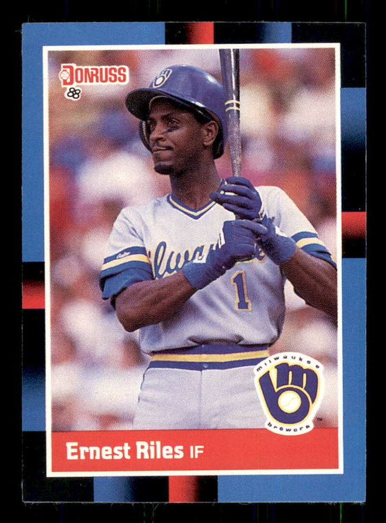 1988 Donruss #478 Ernest Riles NM-MT Milwaukee Brewers 