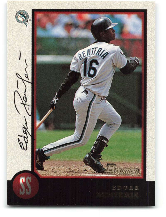 1998 Bowman #25 Edgar Renteria NM-MT Florida Marlins 
