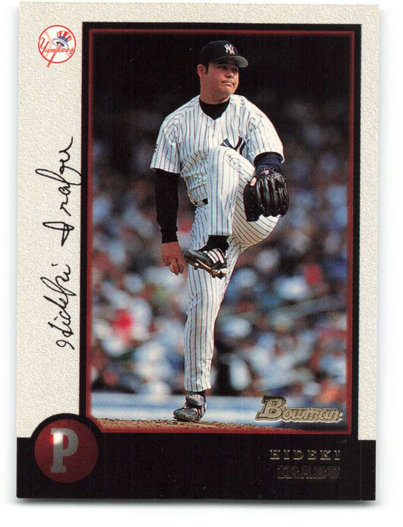1998 Bowman #64 Hideki Irabu NM-MT New York Yankees 