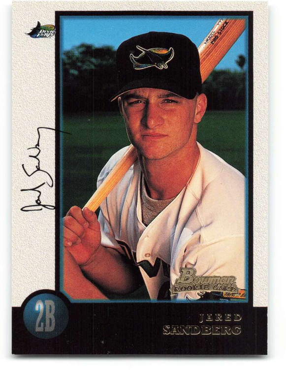 1998 Bowman #78 Jared Sandberg NM-MT Tampa Bay Devil Rays 