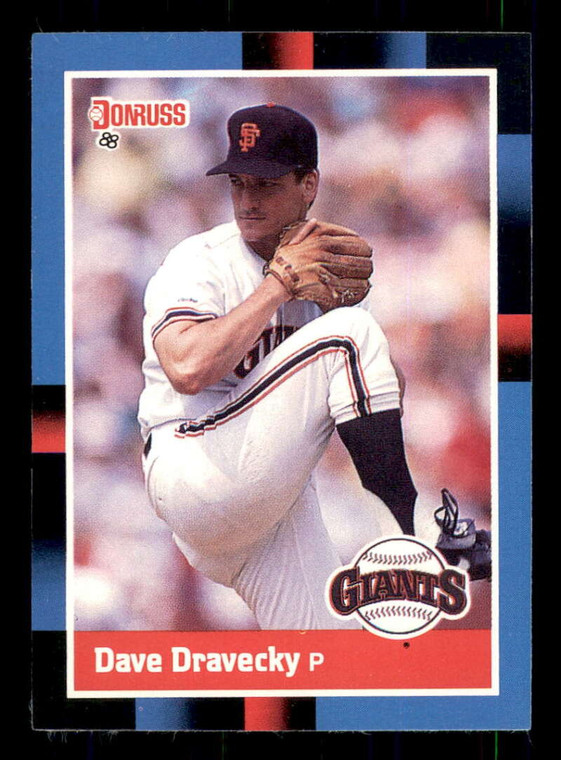 1988 Donruss #485 Dave Dravecky NM-MT San Francisco Giants 