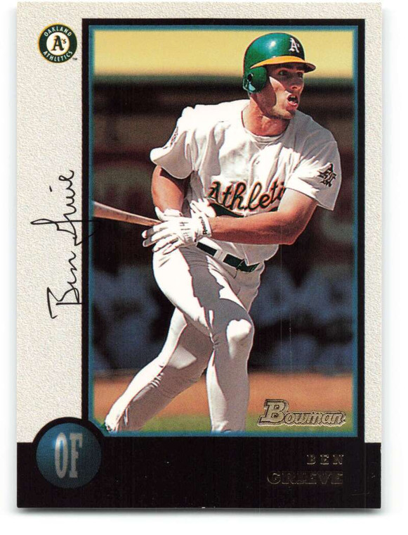 1998 Bowman #97 Ben Grieve NM-MT Oakland Athletics 