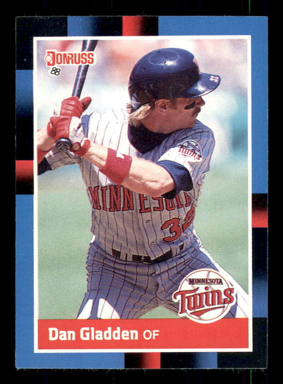 1988 Donruss #491 Dan Gladden NM-MT Minnesota Twins 