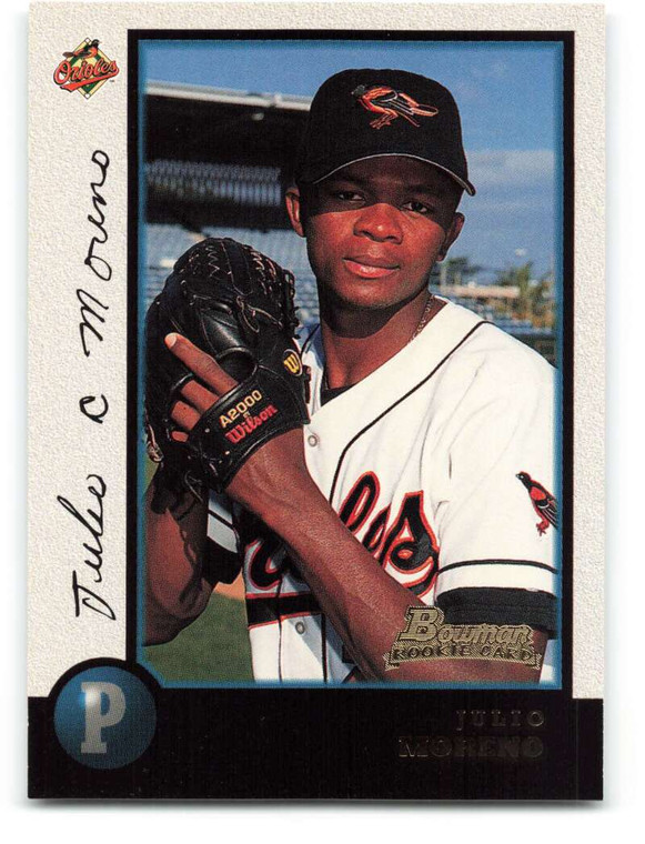 1998 Bowman #169 Julio Moreno NM-MT RC Rookie Baltimore Orioles 