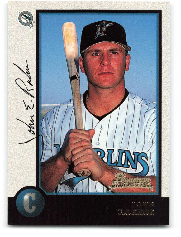 1998 Bowman #170 John Roskos NM-MT RC Rookie Florida Marlins 