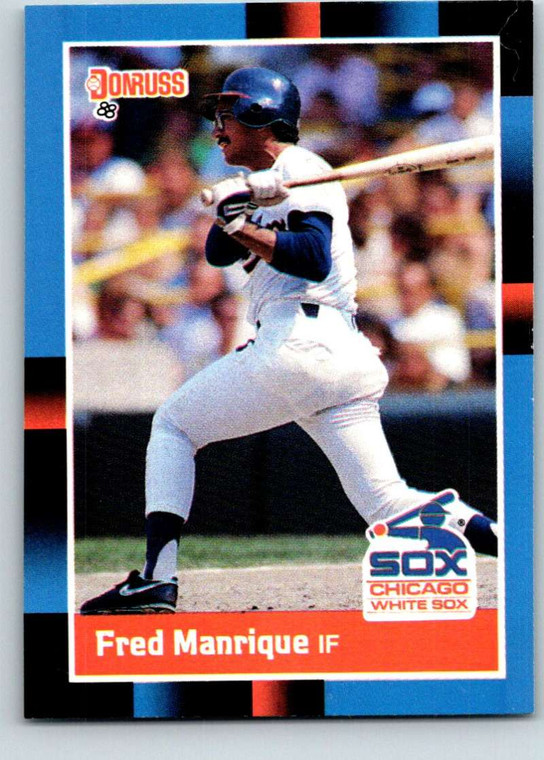 1988 Donruss #493 Fred Manrique NM-MT RC Rookie Chicago White Sox 
