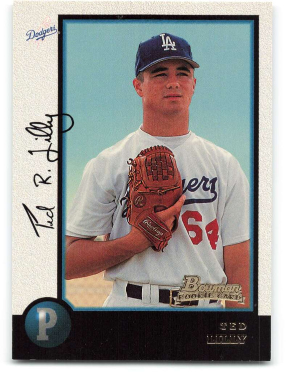 1998 Bowman #183 Ted Lilly NM-MT RC Rookie Los Angeles Dodgers 