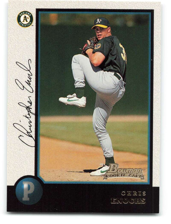 1998 Bowman #184 Chris Enochs NM-MT RC Rookie Oakland Athletics 