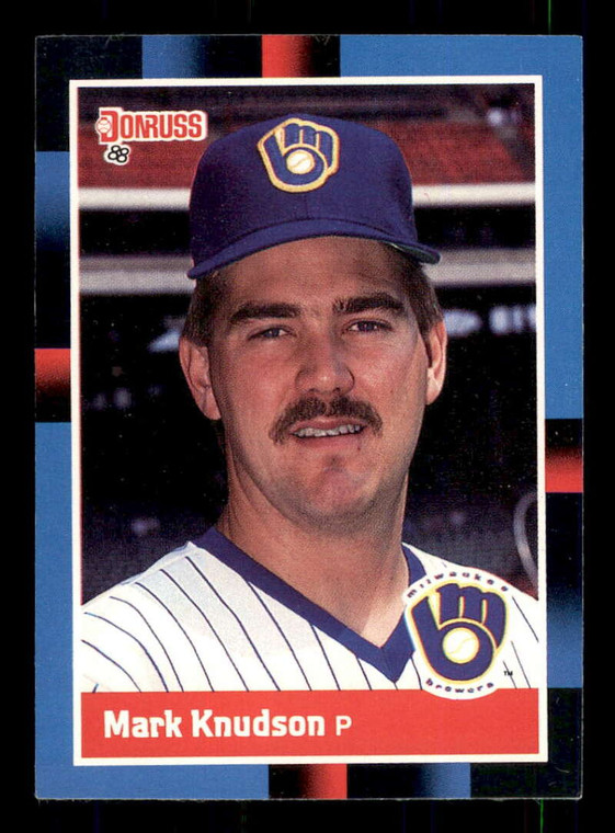 1988 Donruss #495 Mark Knudson NM-MT RC Rookie Milwaukee Brewers 