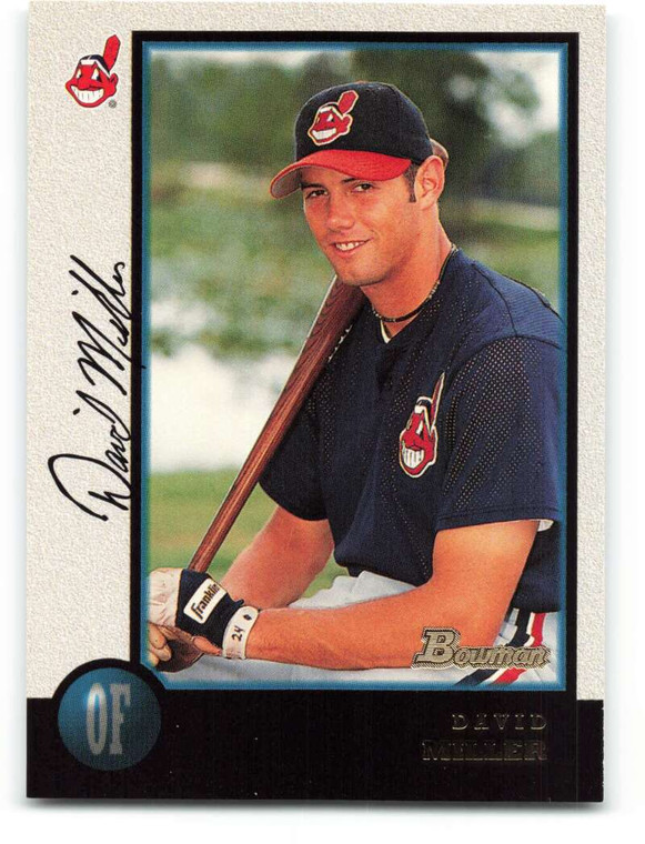 1998 Bowman #203 David Miller NM-MT Cleveland Indians 