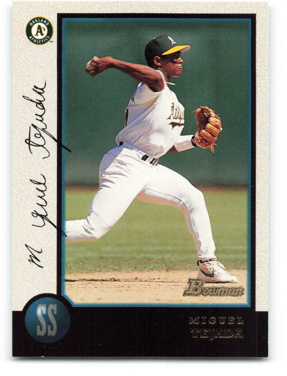 1998 Bowman #205 Miguel Tejada NM-MT Oakland Athletics 