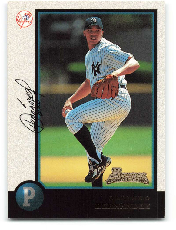 1998 Bowman #221 Orlando Hernandez NM-MT RC Rookie New York Yankees 