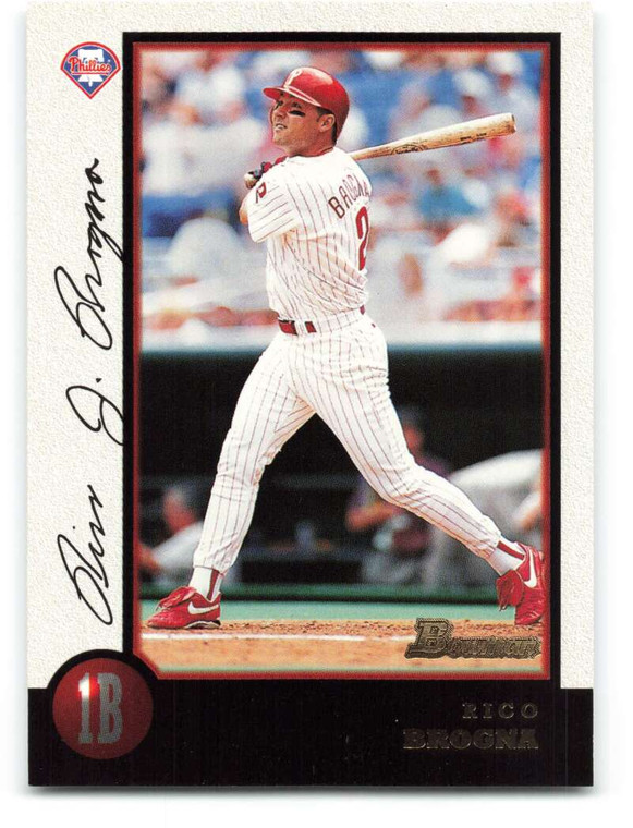 1998 Bowman #239 Rico Brogna NM-MT Philadelphia Phillies 