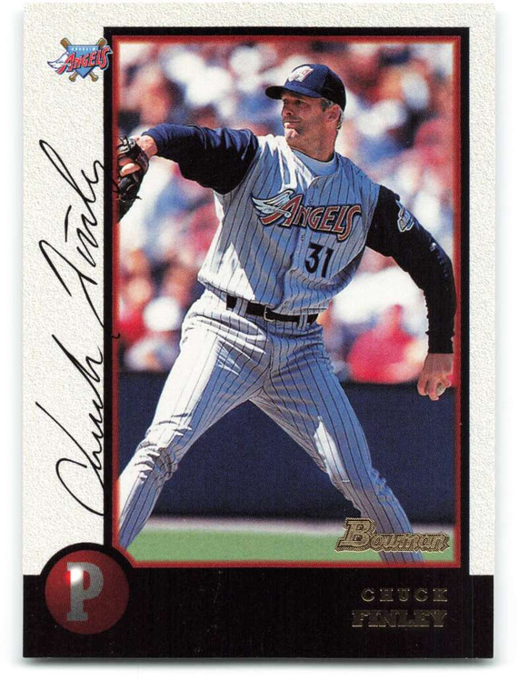 1998 Bowman #245 Chuck Finley NM-MT Anaheim Angels 