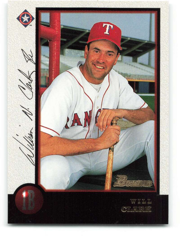 1998 Bowman #253 Will Clark NM-MT Texas Rangers 