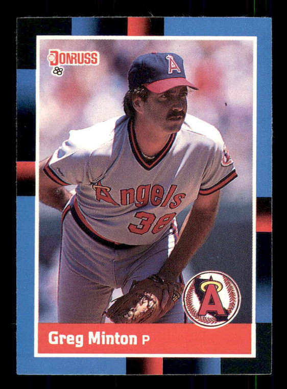 1988 Donruss #505 Greg Minton NM-MT California Angels 