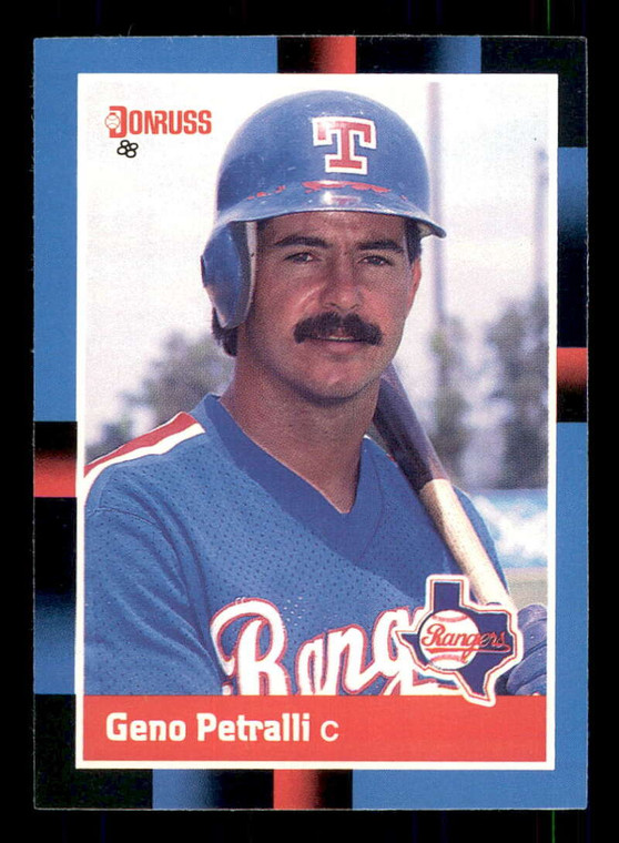 1988 Donruss #506 Geno Petralli NM-MT Texas Rangers 