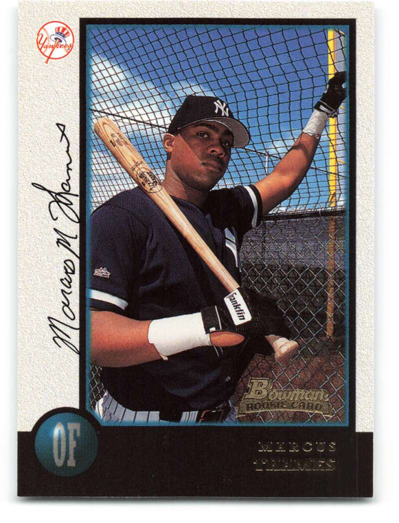 1998 Bowman #318 Marcus Thames NM-MT RC Rookie New York Yankees 