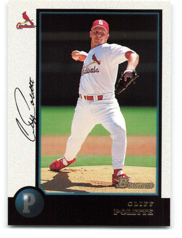 1998 Bowman #330 Cliff Politte NM-MT St. Louis Cardinals 