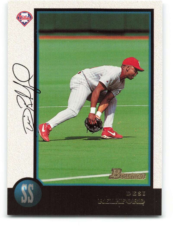 1998 Bowman #334 Desi Relaford NM-MT Philadelphia Phillies 
