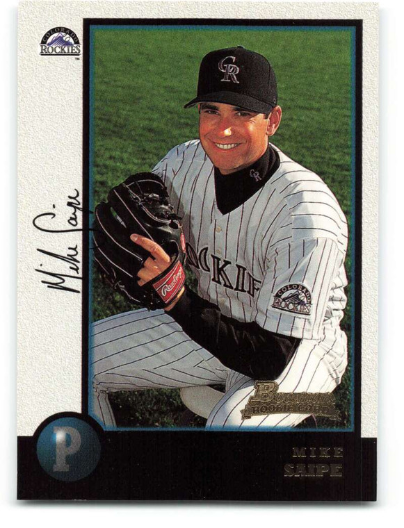 1998 Bowman #352 Mike Saipe NM-MT RC Rookie Colorado Rockies 