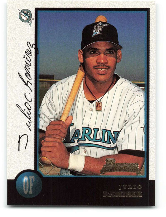 1998 Bowman #379 Julio Ramirez NM-MT RC Rookie Florida Marlins 