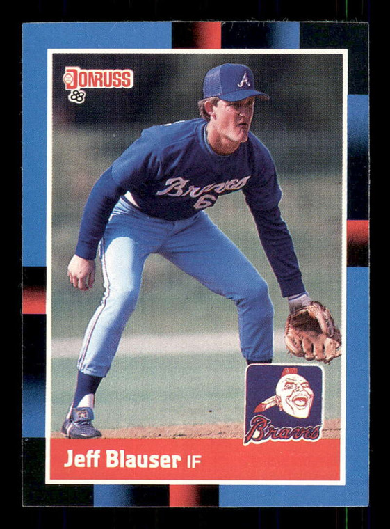 1988 Donruss #513 Jeff Blauser NM-MT RC Rookie Atlanta Braves 
