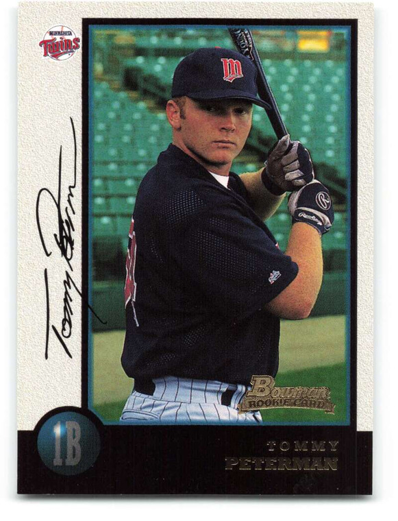1998 Bowman #387 Tommy Peterman NM-MT RC Rookie Minnesota Twins 