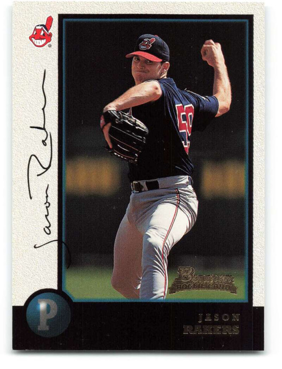 1998 Bowman #389 Jason Rakers NM-MT RC Rookie Cleveland Indians 