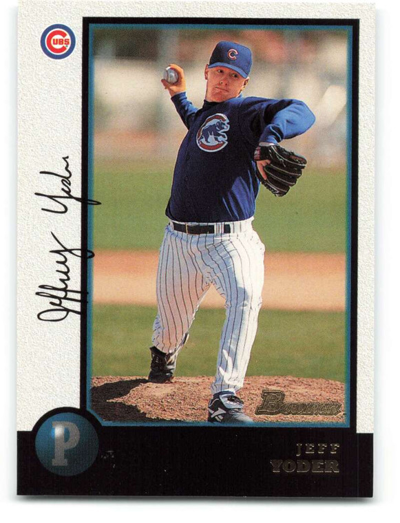 1998 Bowman #392 Jeff Yoder NM-MT Chicago Cubs 