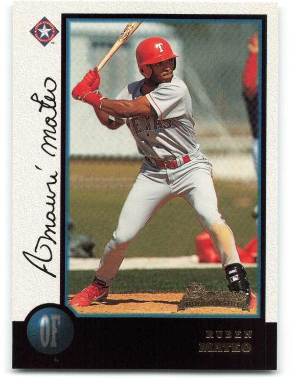 1998 Bowman #396 Ruben Mateo NM-MT RC Rookie Texas Rangers 