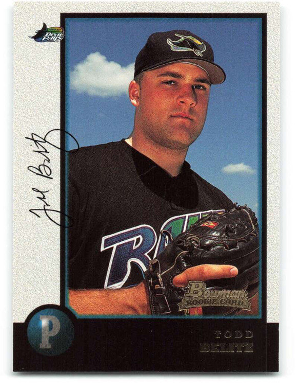 1998 Bowman #431 Todd Belitz NM-MT RC Rookie Tampa Bay Devil Rays 