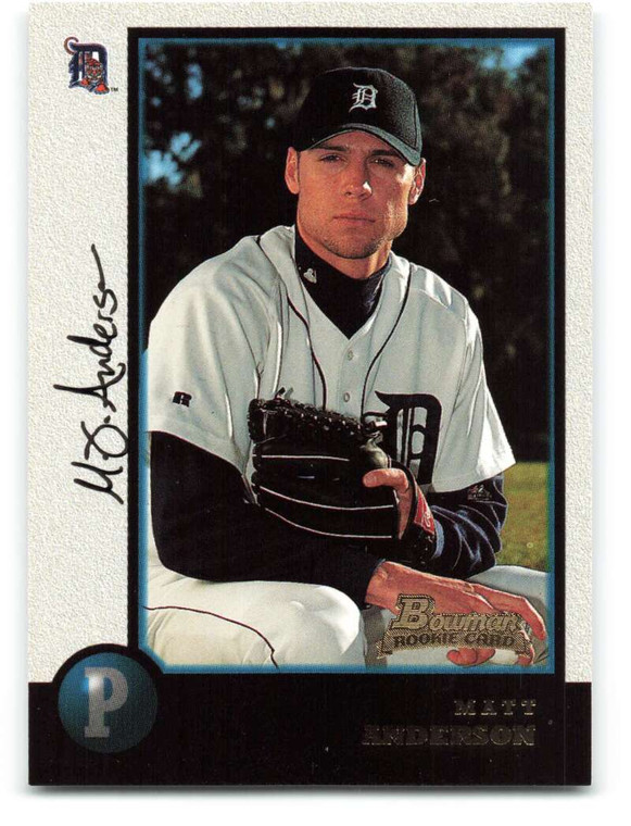 1998 Bowman #440 Matt Anderson NM-MT RC Rookie Detroit Tigers 
