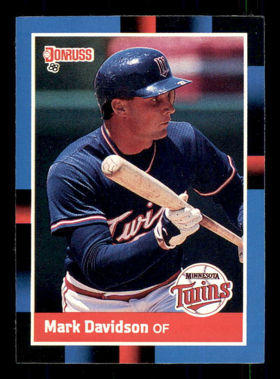 1988 Donruss #519 Mark Davidson NM-MT RC Rookie Minnesota Twins 