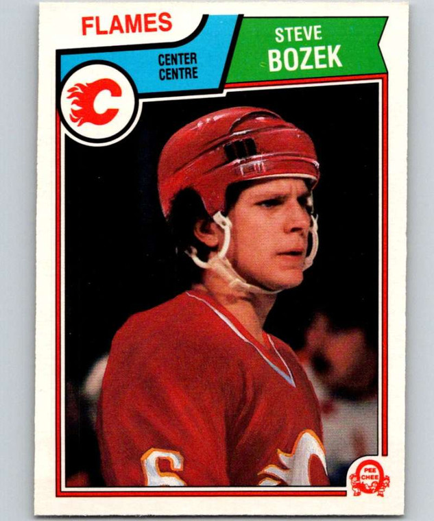 1983-84 O-Pee-Chee #77 Steve Bozek VG Calgary Flames 