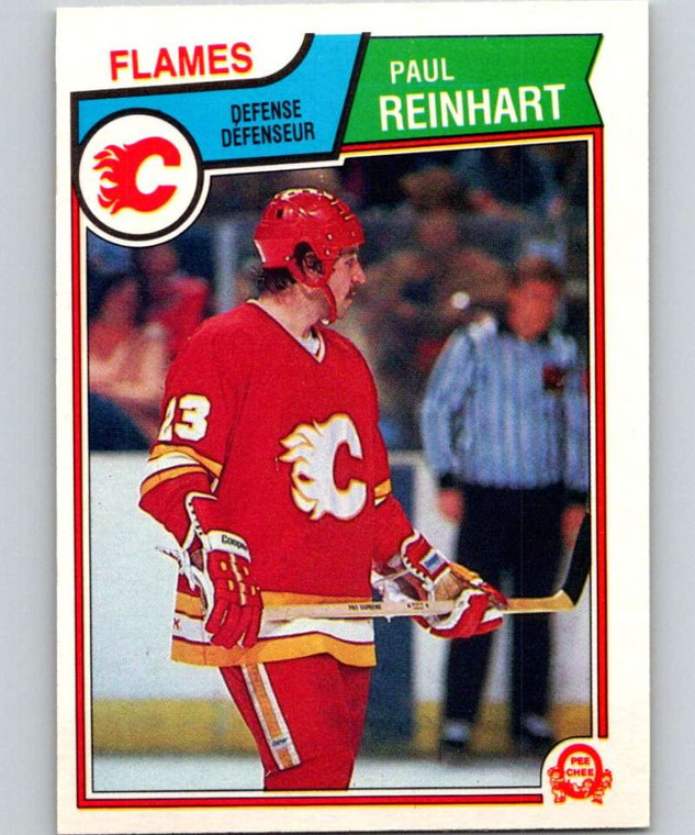1983-84 O-Pee-Chee #91 Paul Reinhart VG Calgary Flames 