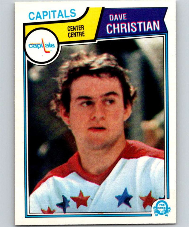 1983-84 O-Pee-Chee #367 Dave Christian VG Washington Capitals 