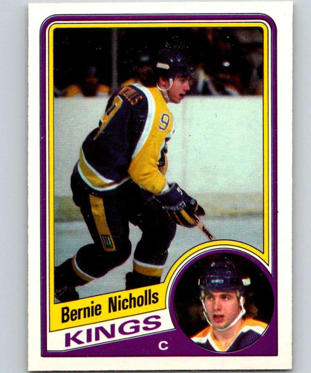 1984-85 O-Pee-Chee #88 Bernie Nicholls VG  Los Angeles Kings 