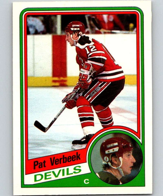 1984-85 O-Pee-Chee #121 Pat Verbeek VG  RC Rookie New Jersey Devils 