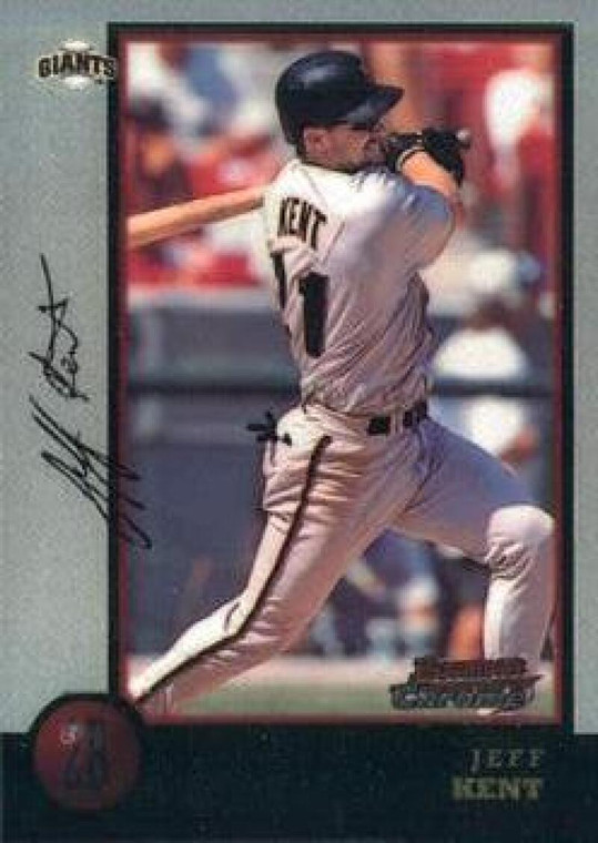 1998 Bowman Chrome #8 Jeff Kent NM-MT San Francisco Giants 