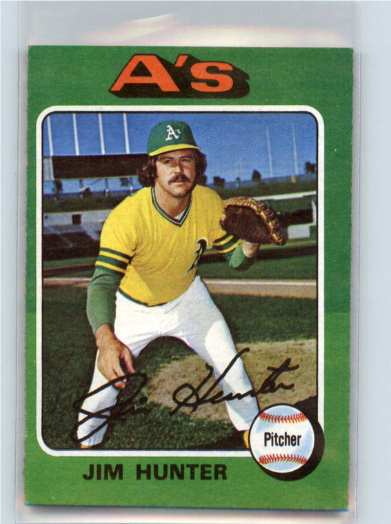 1975 Topps #230 Jim Hunter VG Oakland Athletics 