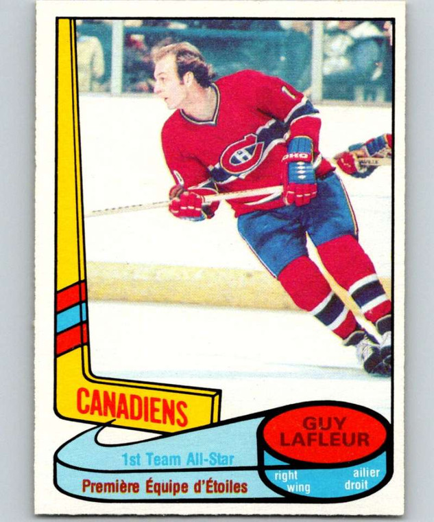 1980-81 O-Pee-Chee #82 Guy Lafleur AS VG Montreal Canadiens 