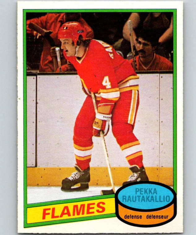 1980-81 O-Pee-Chee #356 Pekka Rautakallio VG Calgary Flames 