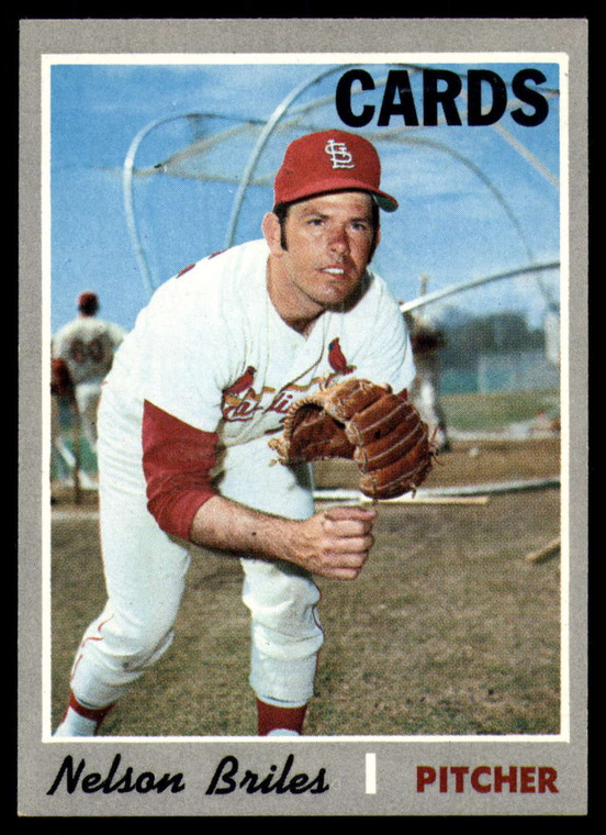 1970 Topps #435 Nelson Briles VG St. Louis Cardinals 