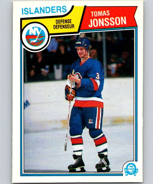 1983-84 O-Pee-Chee #9 Tomas Jonsson VG New York Islanders 