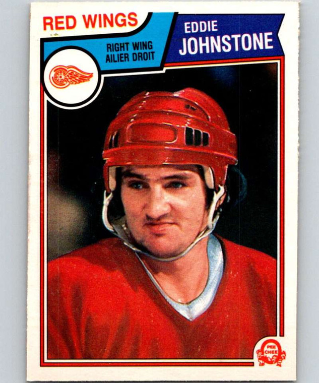 1983-84 O-Pee-Chee #124 Ed Johnstone VG Detroit Red Wings 
