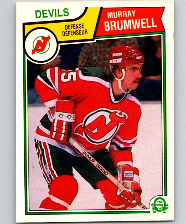 1983-84 O-Pee-Chee #228 Murray Brumwell VG RC Rookie New Jersey Devils 