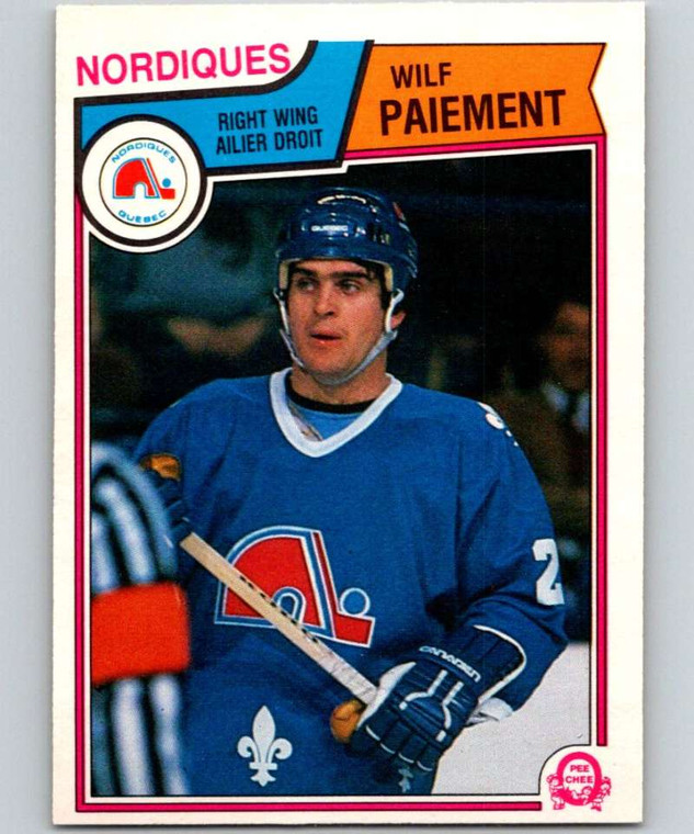 1983-84 O-Pee-Chee #298 Wilf Paiement VG Quebec Nordiques 