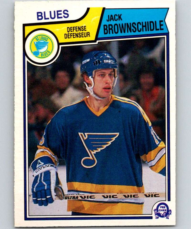 1983-84 O-Pee-Chee #311 Jack Brownschidle VG St. Louis Blues 